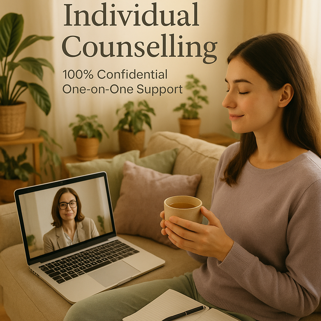 Individual Counselling – One-on-One Online Therapy for Mental & Emotional Wellness