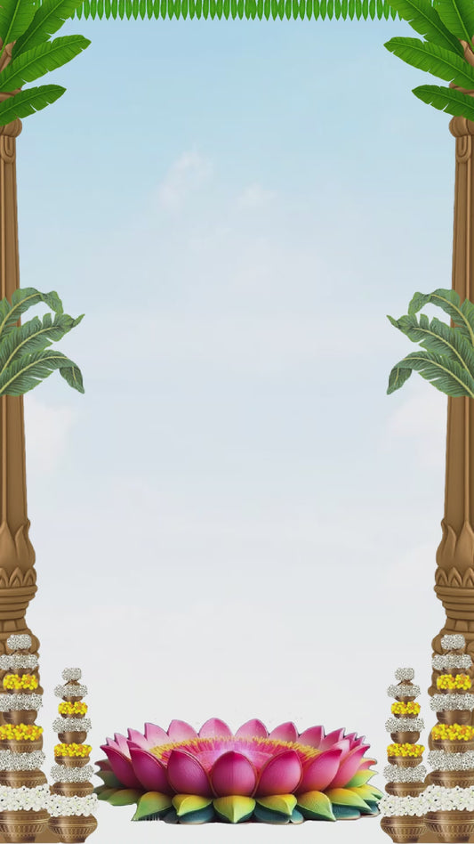 South Indian Wedding Invitation Video Editing | Traditional Digital E-Invites