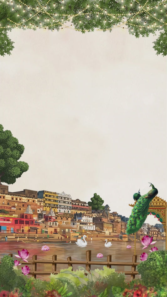 Hindi Wedding Invitation Video Editing | Traditional Shubh Vivah E-Invites